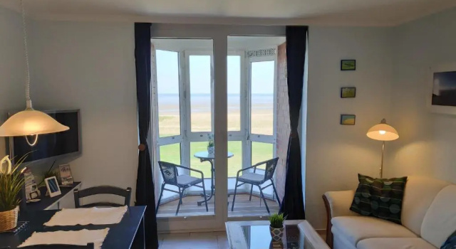 180° Panoramameerblick - Ferienwohnung Sandkorn, Забронировать Отель Заленбург Куксхафен