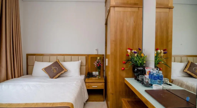 Двухместный номер Deluxe с видом на море Hồng Phúc 4 Hotel