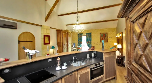 Студия Deluxe с видом на сад manoir de la malartrie