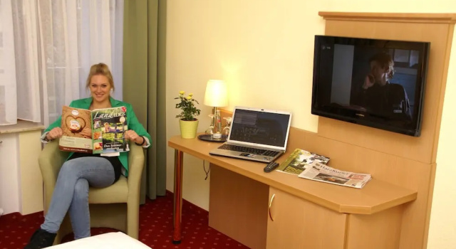 Двухместный номер Superior с балконом и с видом на сад Komforthotel & Restaurant Riemann