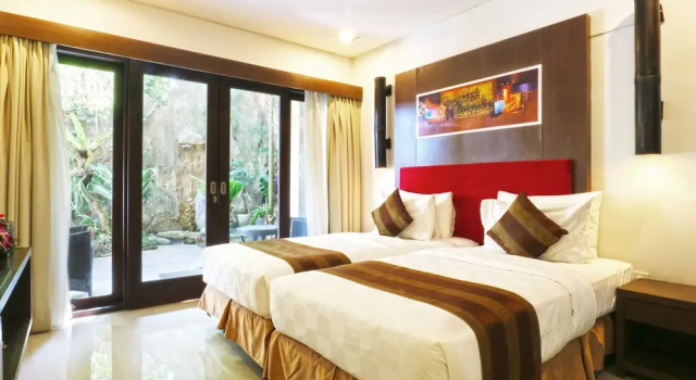 Студия Deluxe с балконом The Swaha Ubud Hotel