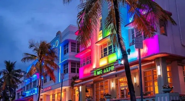 Апартаменты Retro Miami Getaway With Free Parking 1 Minute From Beach