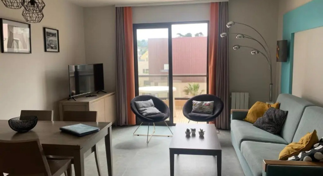 appartement vue mer 50m de la plage, WIFI gratuit