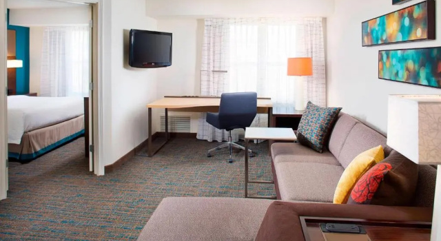Двухместный люкс c 1 комнатой Residence Inn by Marriott Portland Scarborough