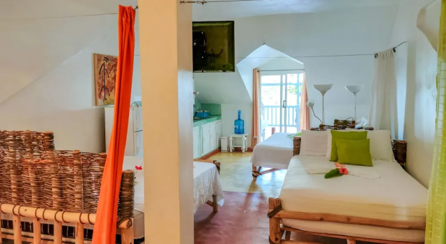 Семейный люкс c 1 комнатой с видом на океан B&B La Isleta Apart Hotel