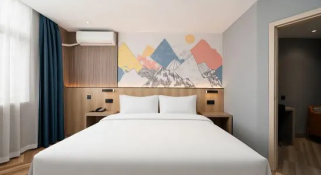 Люкс Deluxe Jifen Qingchen Hotel (Yongkang Jiuling West Road Baolong Plaza)