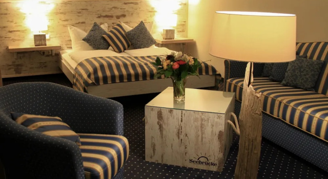 Двухместный номер Standard с видом на сад Hotel & Restaurant Seebrücke