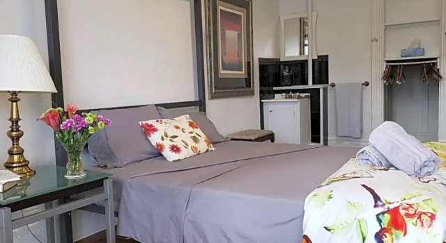Кровать в общем номере St Clair Hostel