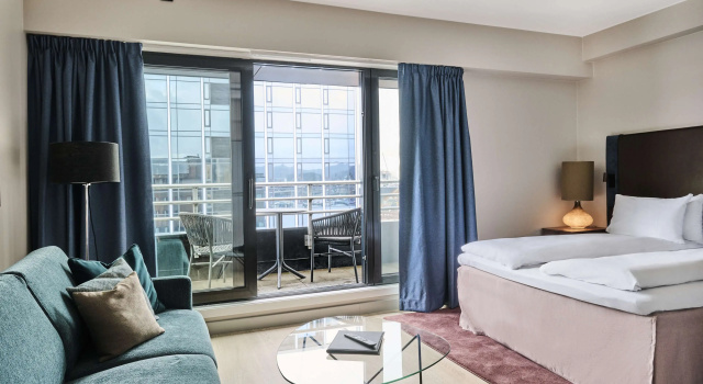 Номер Superior с балконом и с видом на океан Radisson Blu Caledonien Hotel, Kristiansand