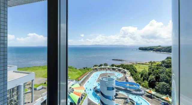 Двухместный номер Standard с балконом и с видом на море Spa and Resort Hotel Solage Oita Hiji Beppuwan