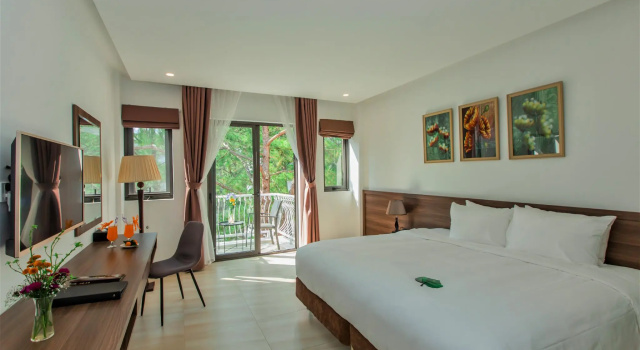 Номер Deluxe с видом на сад CEREJA Hotel & Resort Dalat