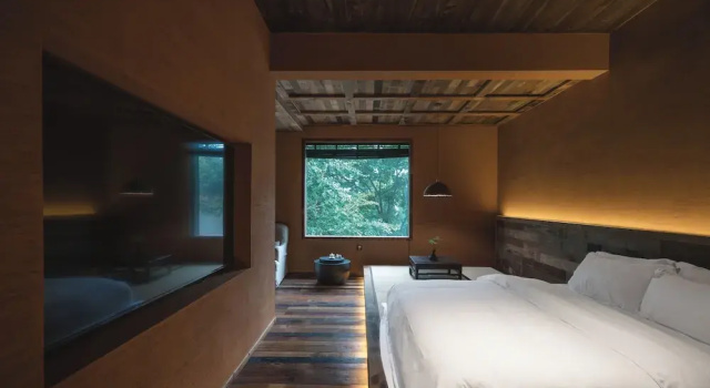 Двухместный номер Standard с видом на горы Emeishan Hetang Yunqi Tangquan Homestay