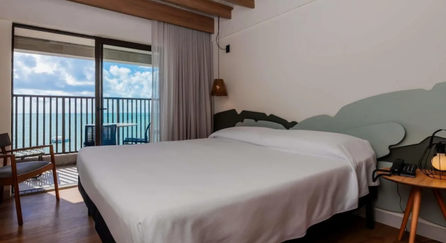 Двухместный номер Standard с балконом и с видом на море Ibis Styles Maragogi