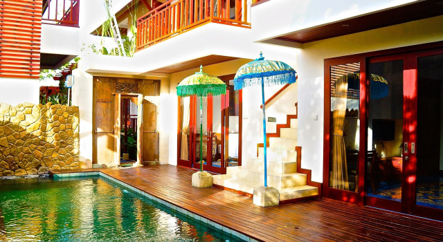 Двухместный люкс с личным бассейном c 1 комнатой Aqua Octaviana Bali Villa