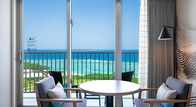 Двухместный номер Deluxe с видом на океан Hilton Okinawa Sesoko Resort