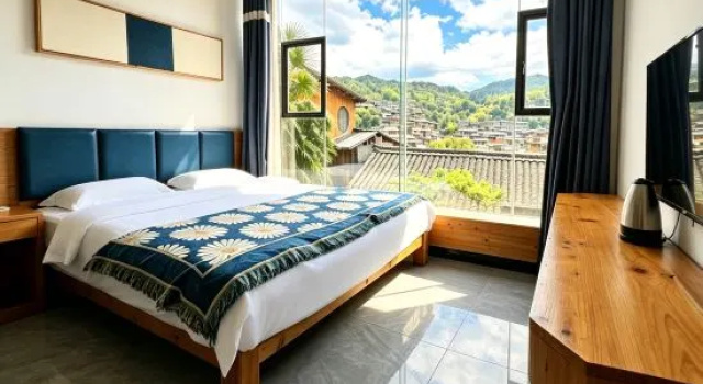 Семейный люкс с 2 комнатами с красивым видом из окна Xijiang Yunting Light Luxury Panoramic Beauty Su (Observation Deck)