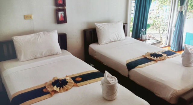 Бунгало Deluxe c 1 комнатой с балконом Blu' Beach Bungalows