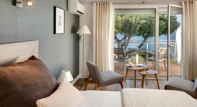 Двухместный номер Superior с видом на море Hôtel & Spa Les Mouettes