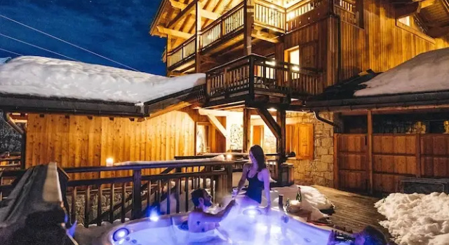 Chalet La Joubarbe Rose, Забронировать Шале Виллы Бельвиль, Вилла