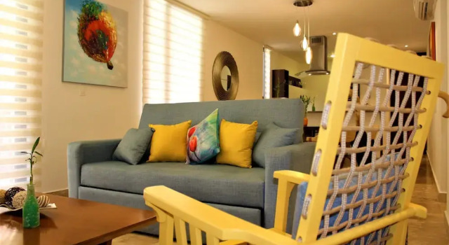 Апартаменты с 2 комнатами с балконом Full of nature 2BR Condo with balcony by Happy Address