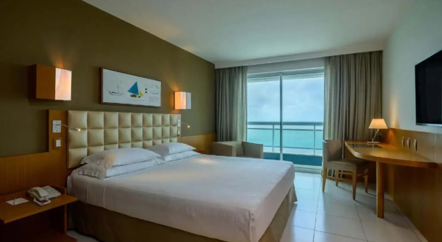 Двухместный номер Deluxe с видом на море Hotel Luzeiros São Luis
