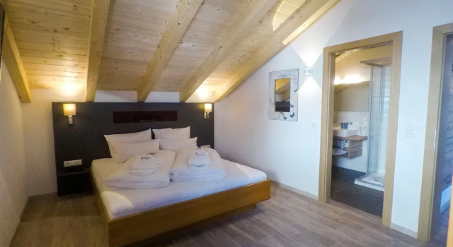 Апартаменты Comfort с 2 комнатами с балконом и с видом на горы Collina Hotel Garni