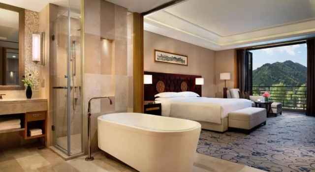 Двухместный номер Deluxe Wutai Mountain Marriott Hotel