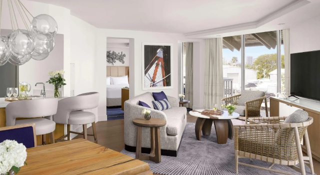 Двухместный люкс Intracoastal View Hilton Fort Lauderdale Marina