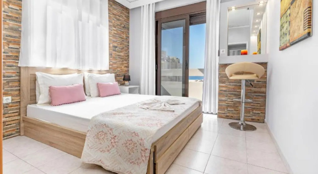 3- Sea view luxury suite in the center of Rhodes!, Забронировать Апартаменты/квартира Апартаменты острова Родоса, рядом с Пляж Элли, Апартаменты/квартира
