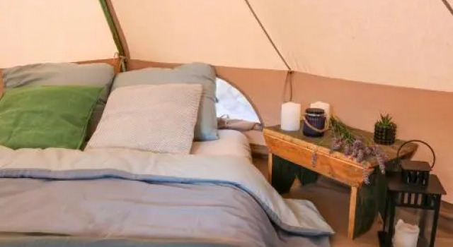 Camp 'Dvor' bell tent accommodation