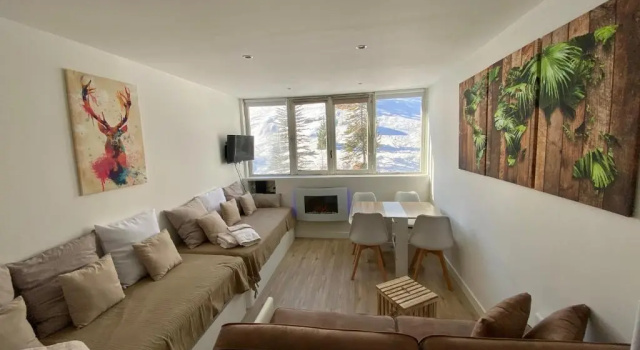 Апартаменты c 1 комнатой Studio centre village au pied des pistes