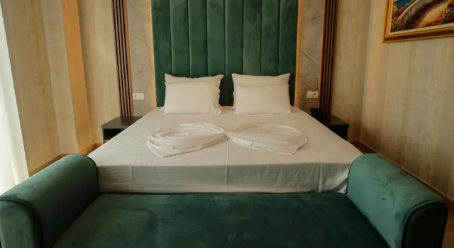 Двухместный номер Standard с балконом и с видом на море Rozafa Blu Hotel