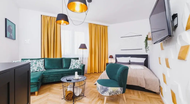 Студия Apartment Daszynskiego Cracow by Renters