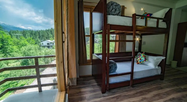 Кровать в общем номере (женский номер) Alt Life Manali, Old Manali