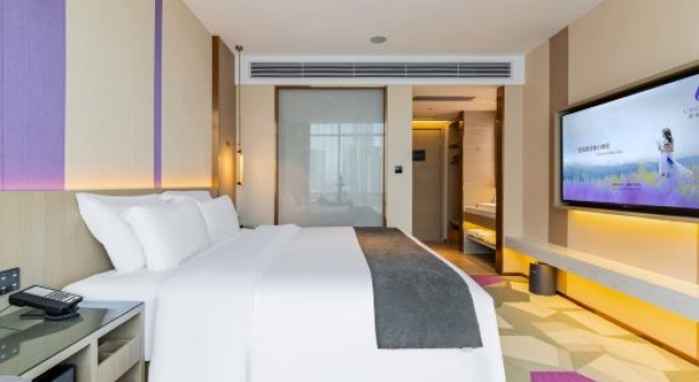 Кровать в общем номере (мужской номер) Lavande Hotel Dongguan City Hall Guomao
