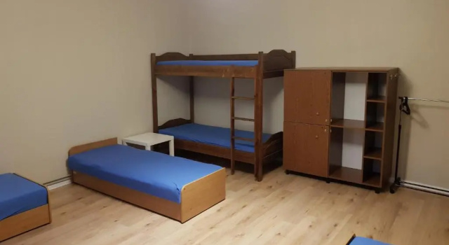 Кровать в общем номере Hostel Kaktus Krakow