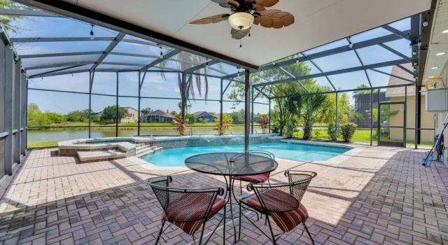 Коттедж Waterfront Home w/ Private Pool ~ 15 Mi to Disney!