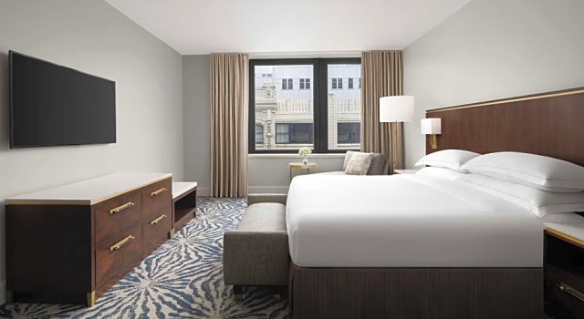Двухместный люкс Presidential c 1 комнатой Hilton Indianapolis Hotel & Suites