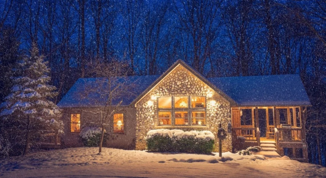 Cherry Ridge Retreat Luxury Cabins, Rezervovat Rekreační dům Ohio vily, Vila