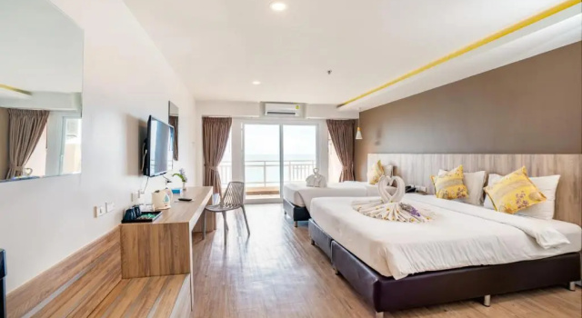 Двухместный номер Deluxe рядом с пляжем Royal Phala Cliff Beach Resort