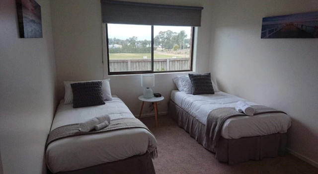 Apartment 2 Schlafzimmer mit Blick auf den Golf Shepparton Golf Motel