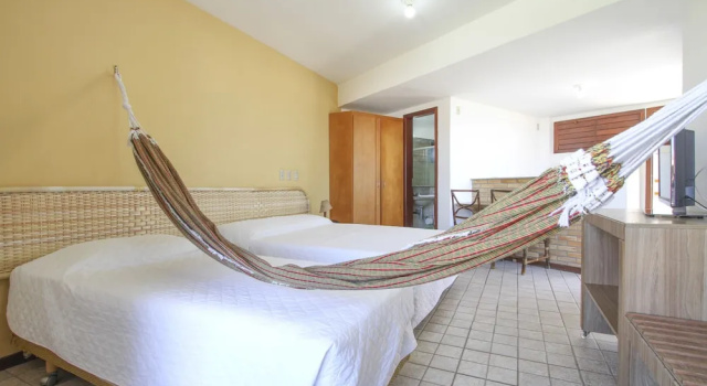 Трёхместный номер Deluxe с балконом Marambaia Apart Hotel