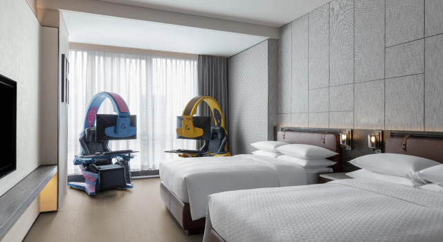 Двухместный номер Standard с видом на город Four Points by Sheraton Chengdu Tianfu New Area