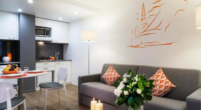 Апартаменты c 1 комнатой Citadines Presqu'île Lyon