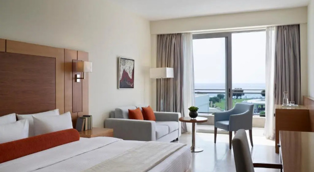 Двухместный номер с частичным видом на море Apollo Blue