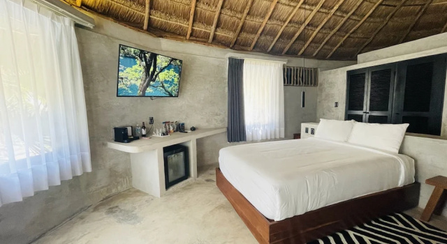 Standardowy czteroosobowy pokój z widokiem Maya Tulum by G Hotels