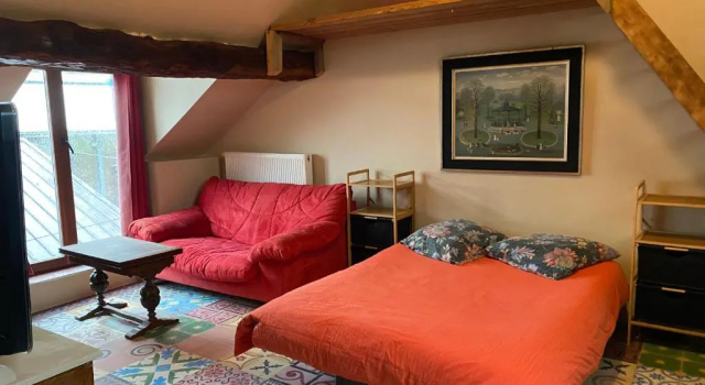 Студия с красивым видом из окна B&B Le Moulin de Fernelmont