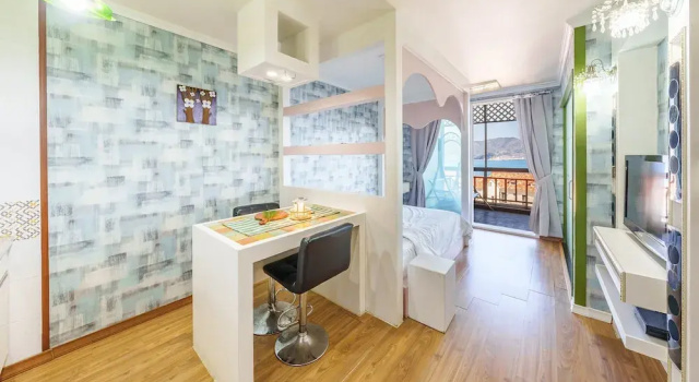 Номер Standard c 1 комнатой с балконом Geoje Kkachi and Santorini Pension