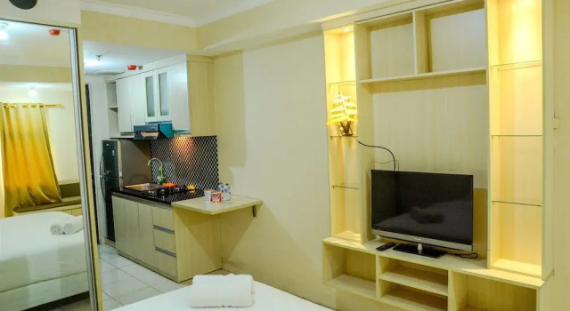 Modern Studio Grand Serpong Apartment By Travelio, Rezervați Apartament Hoteluri în Tangerang cu piscină, Piscină