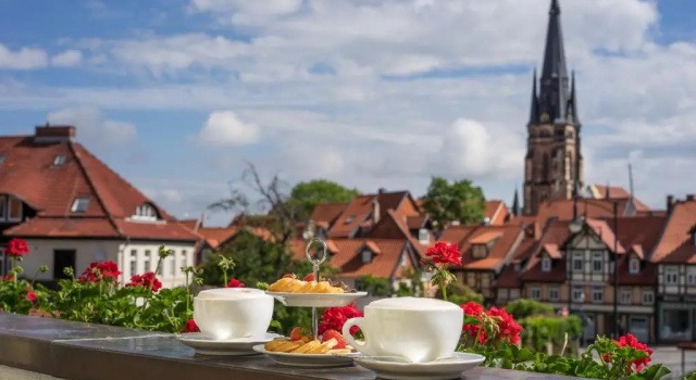 Двухместный номер Standard с балконом Boutiquehotel Schloßpalais